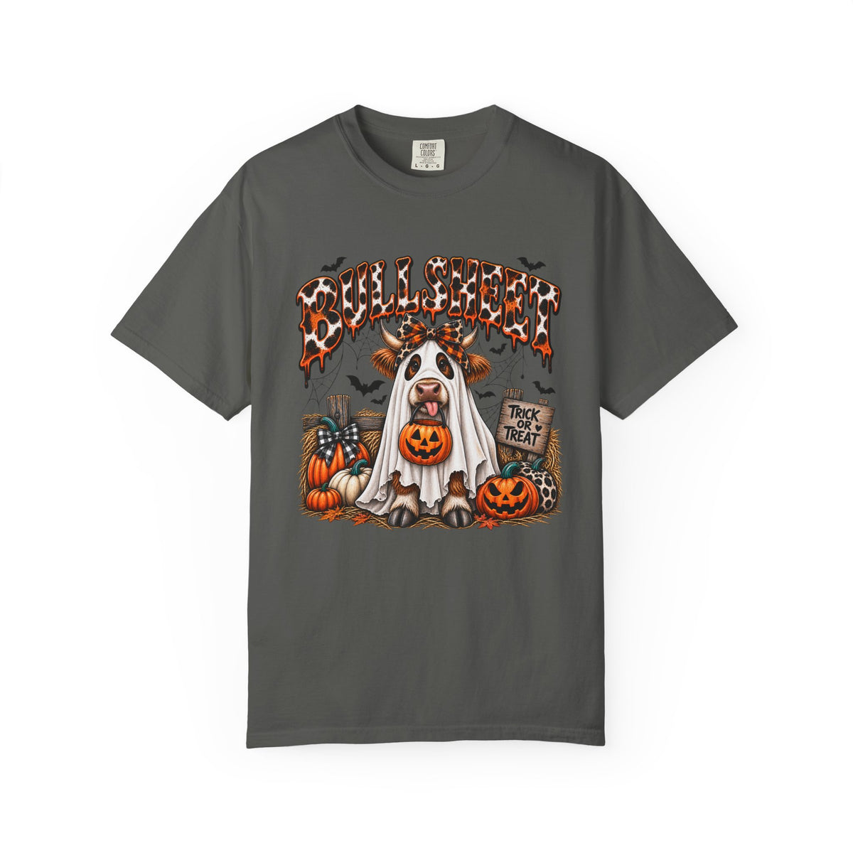 Halloween Bullsheet Unisex Garment-Dyed T-shirt