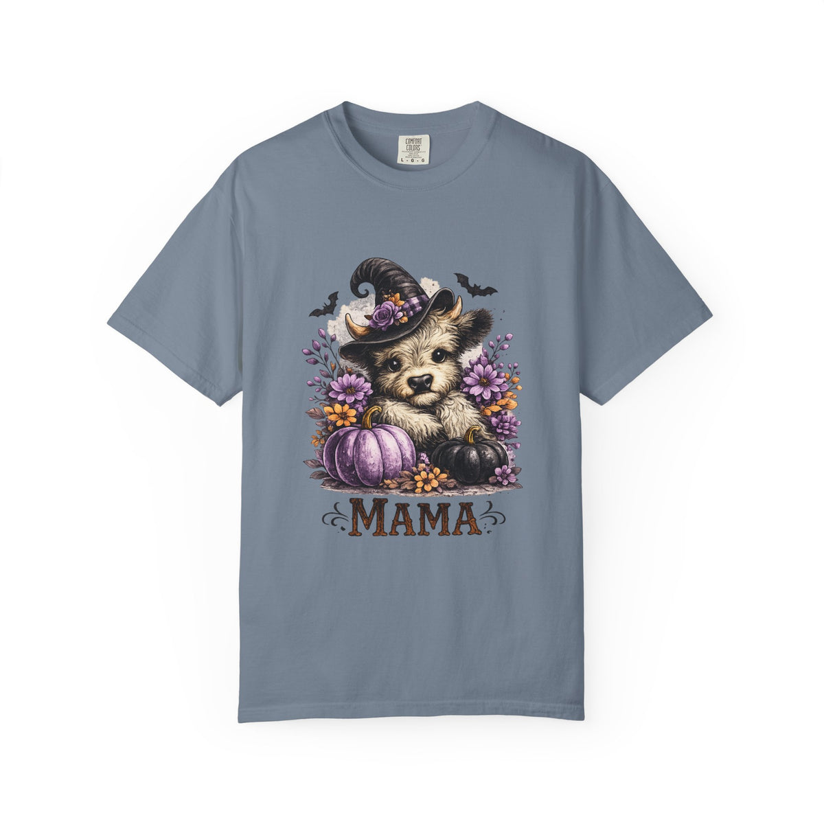 Custom Halloween MAMA Unisex Garment-Dyed T-shirt