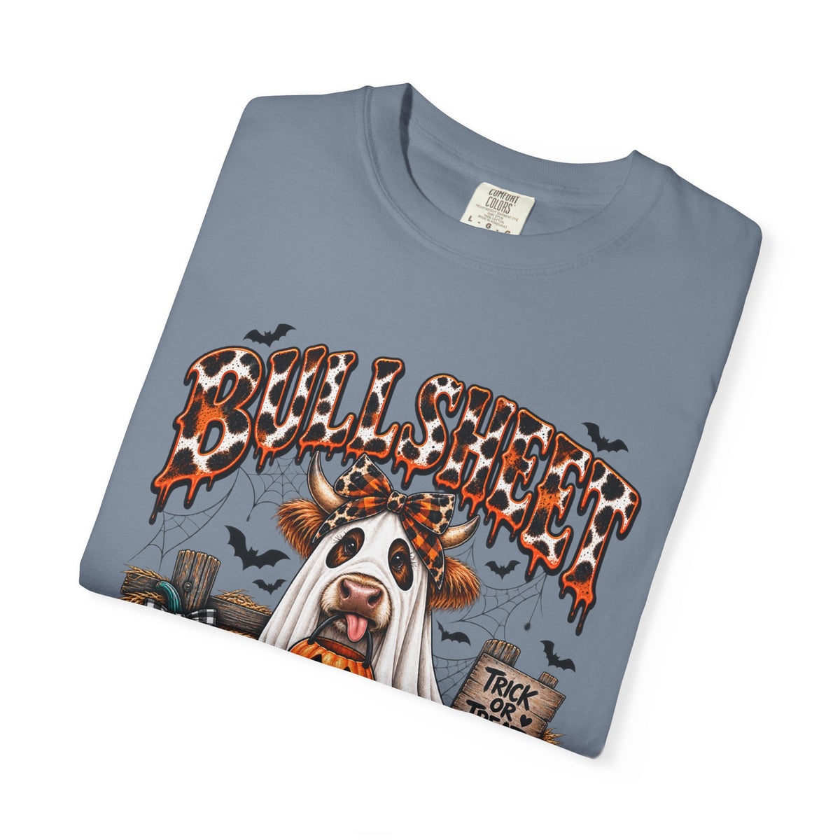 Halloween Bullsheet Unisex Garment-Dyed T-shirt