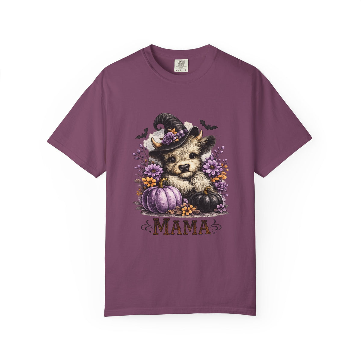 Custom Halloween MAMA Unisex Garment-Dyed T-shirt