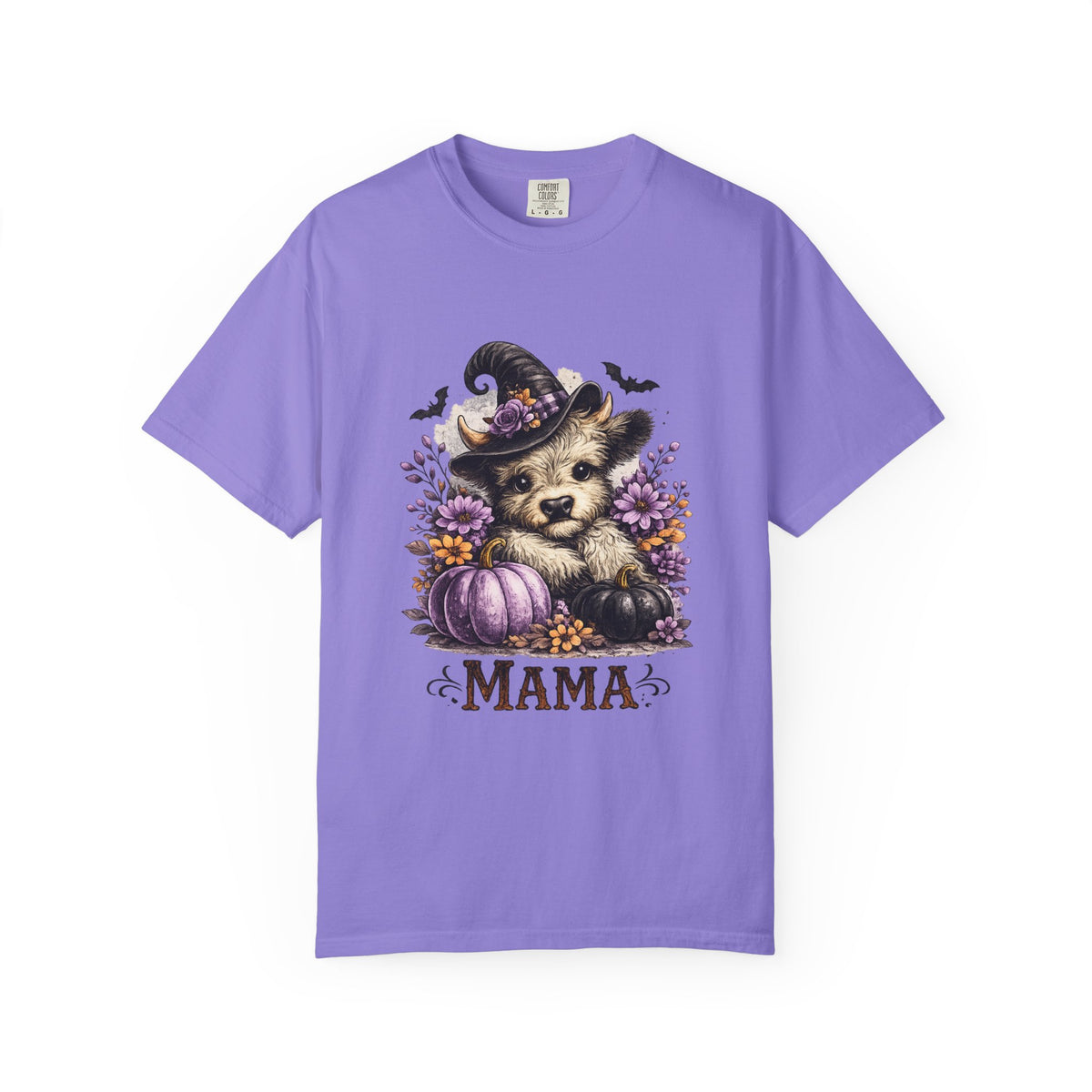 Custom Halloween MAMA Unisex Garment-Dyed T-shirt