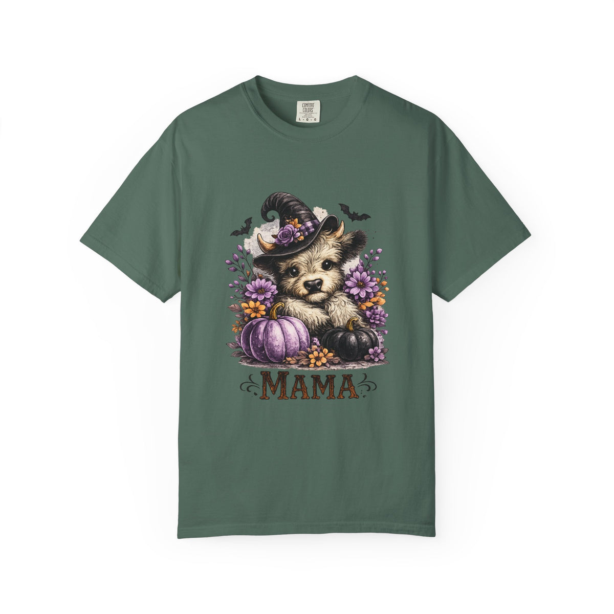 Custom Halloween MAMA Unisex Garment-Dyed T-shirt