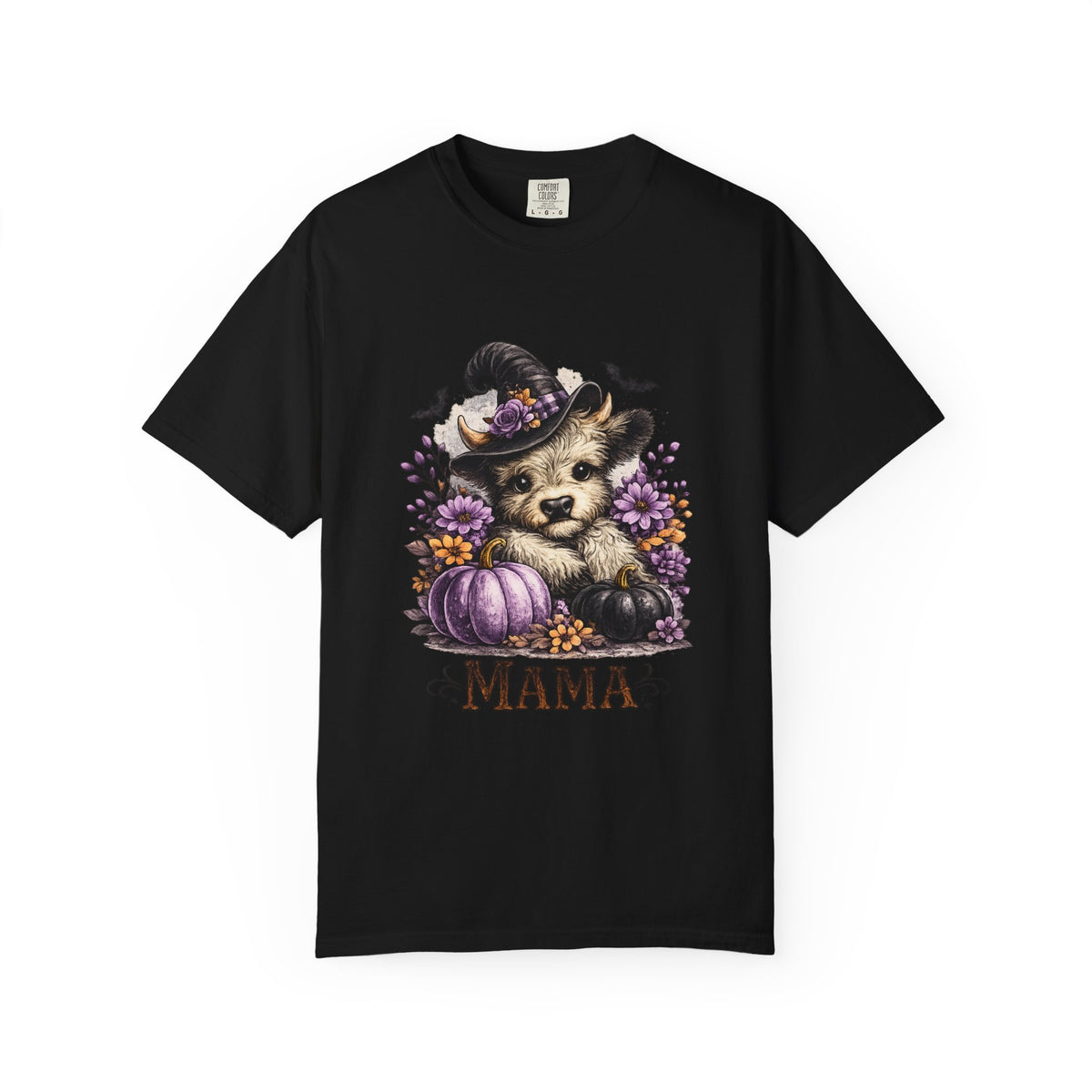 Custom Halloween MAMA Unisex Garment-Dyed T-shirt