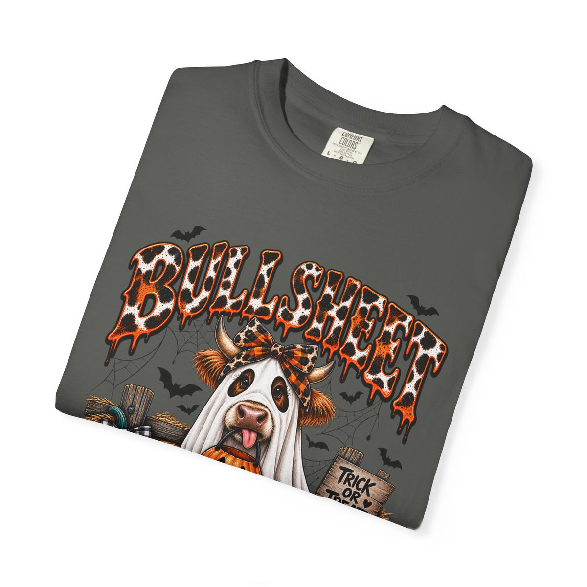 Halloween Bullsheet Unisex Garment-Dyed T-shirt
