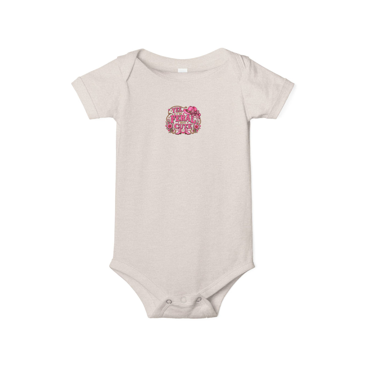 Feral but Cute Infant Jersey One Piece