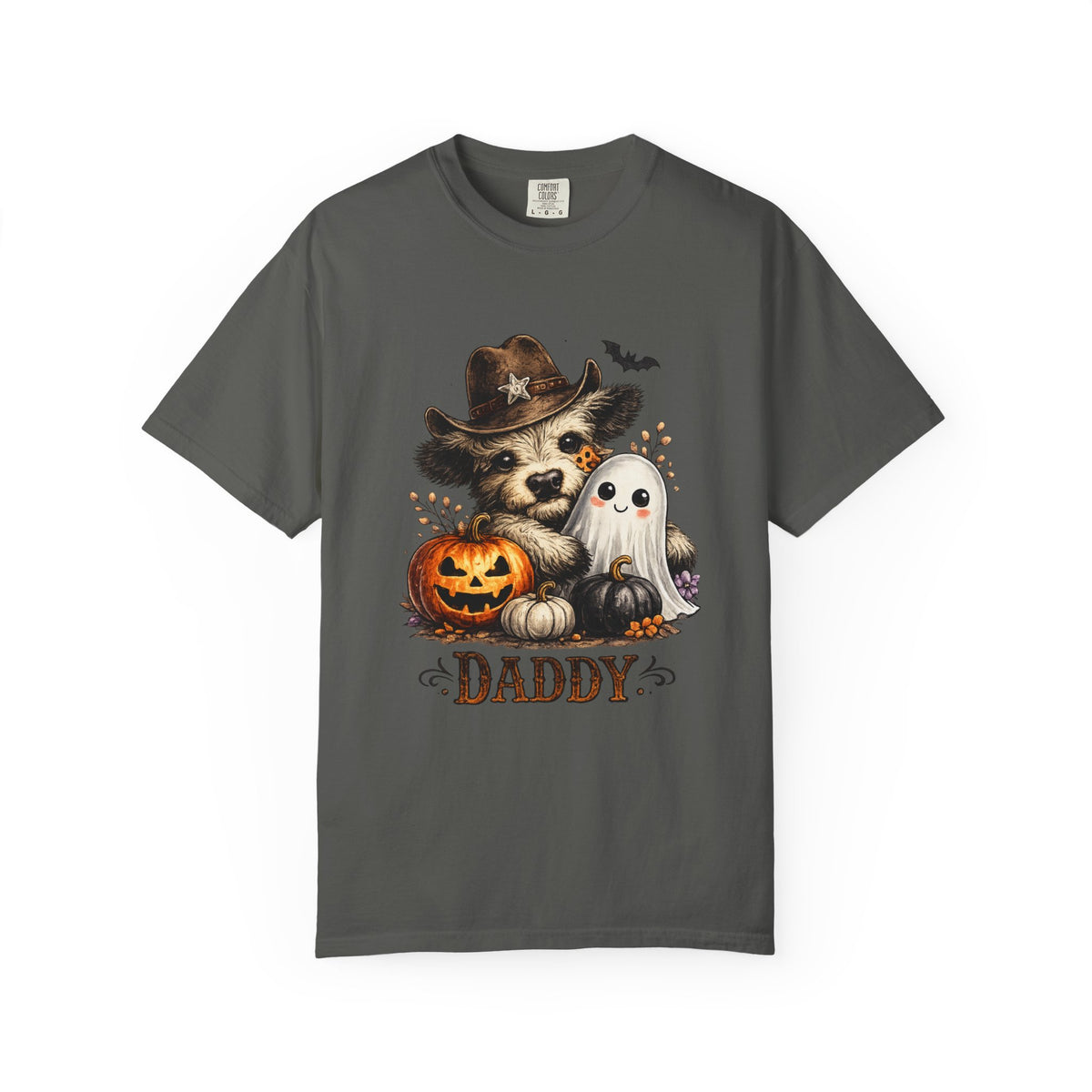 Custom Halloween Daddy Unisex Garment-Dyed T-shirt