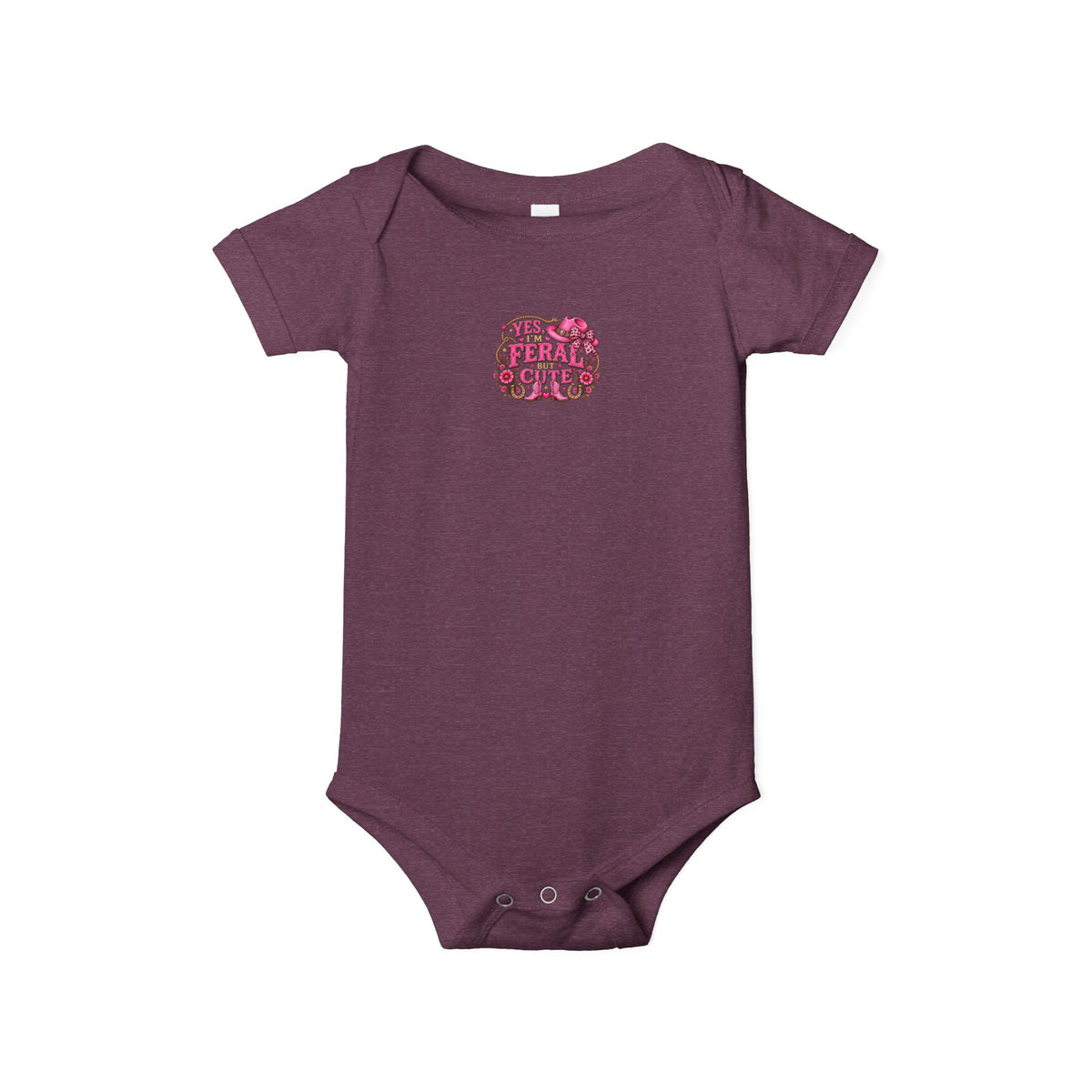 Feral but Cute Infant Jersey One Piece