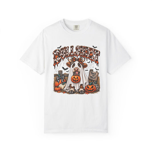 Halloween Bullsheet Unisex Garment-Dyed T-shirt
