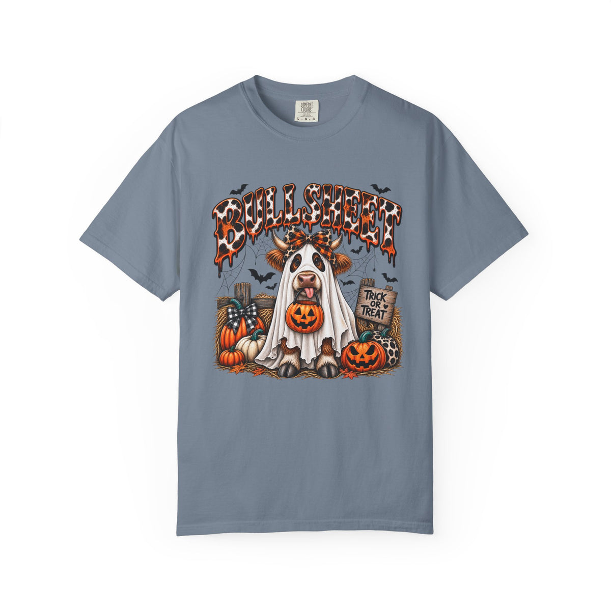 Halloween Bullsheet Unisex Garment-Dyed T-shirt