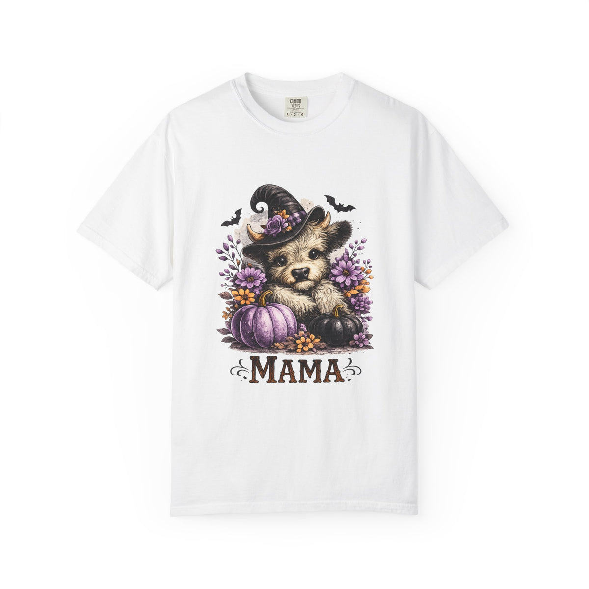 Custom Halloween MAMA Unisex Garment-Dyed T-shirt