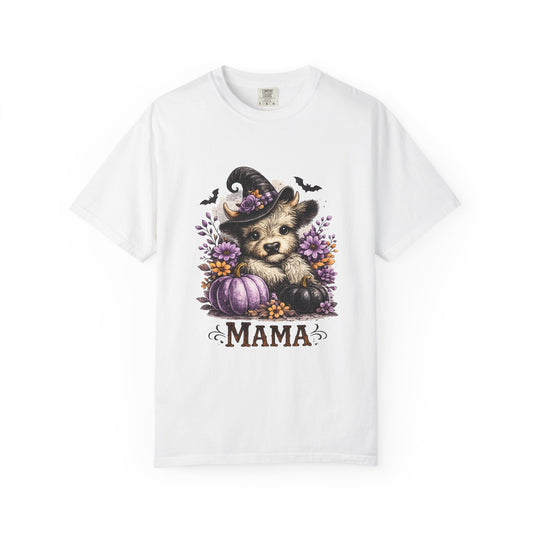 Custom Halloween MAMA Unisex Garment-Dyed T-shirt