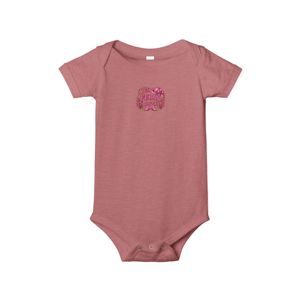 Feral but Cute Infant Jersey One Piece