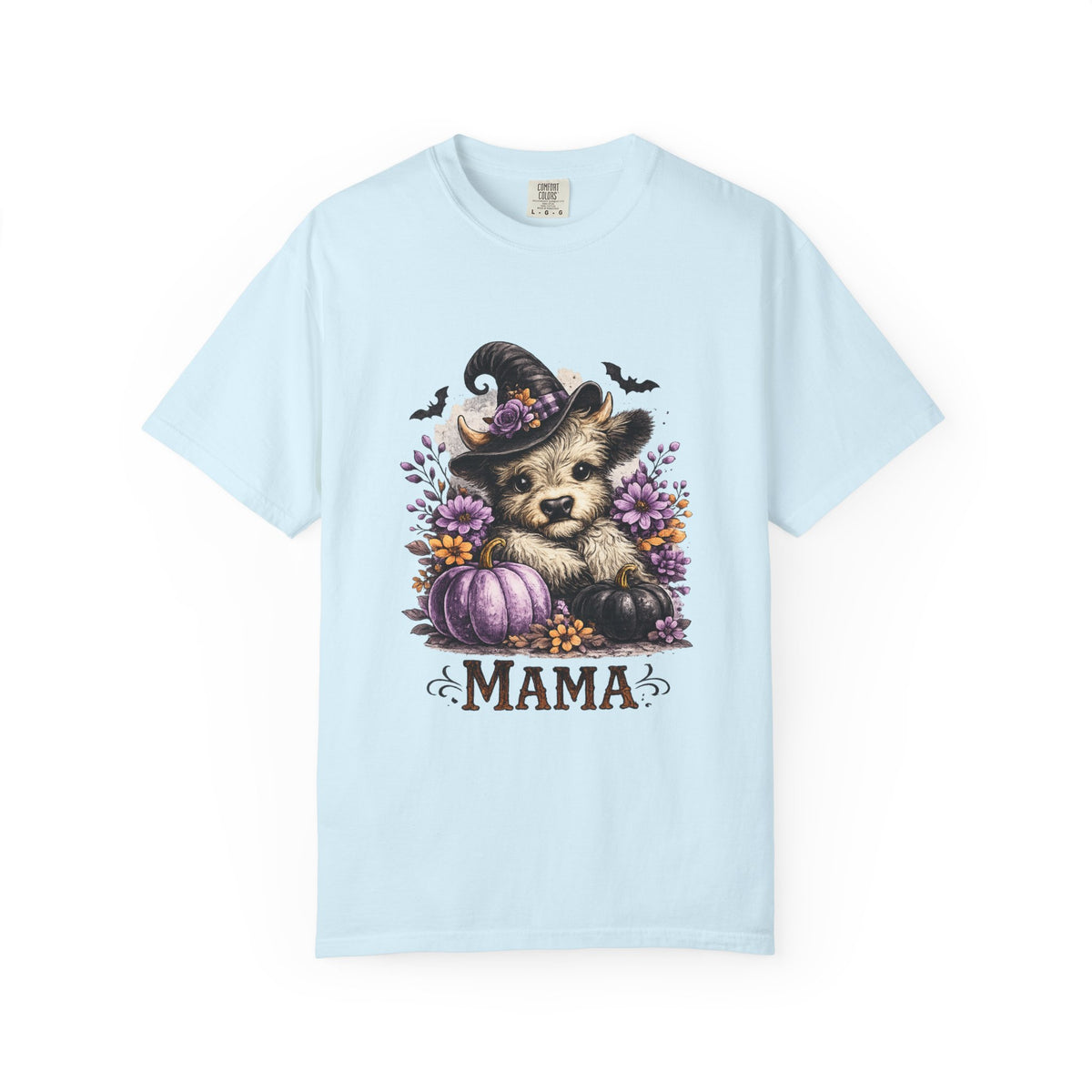 Custom Halloween MAMA Unisex Garment-Dyed T-shirt