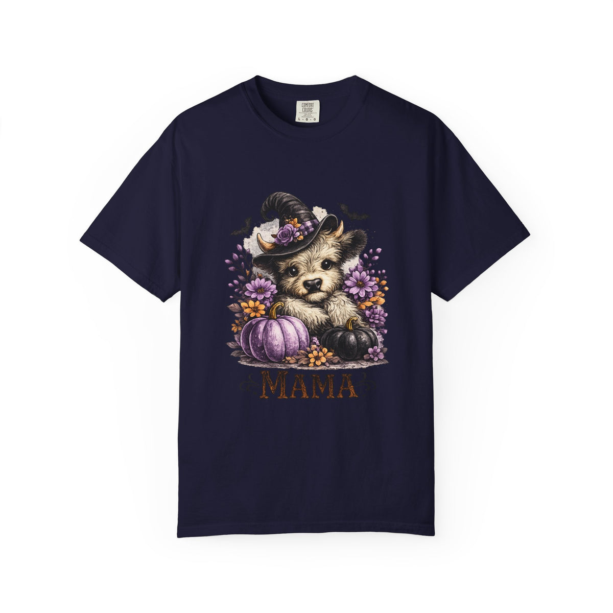 Custom Halloween MAMA Unisex Garment-Dyed T-shirt