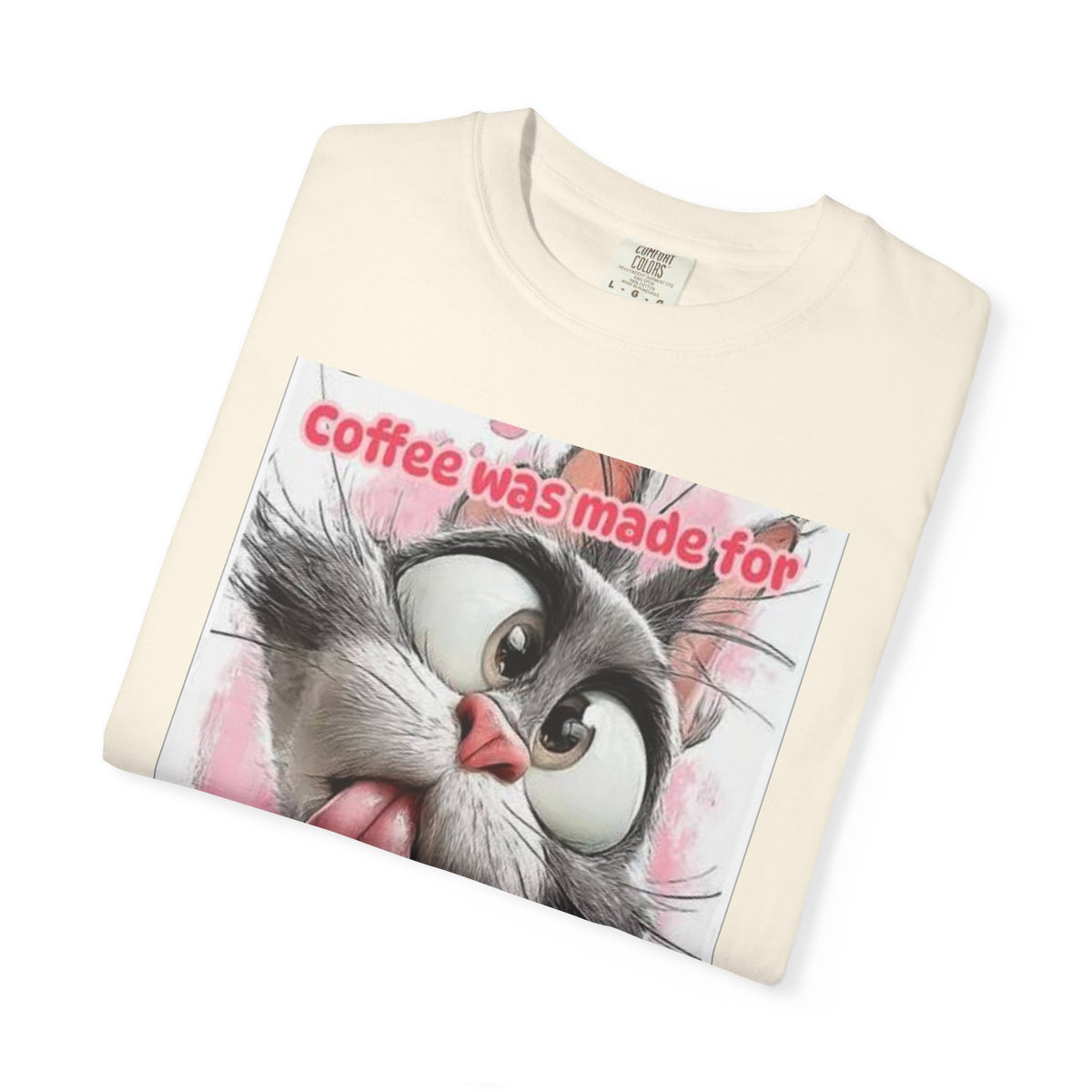 Funny Cat Coffee T-Shirt – "Coffee was made for Mondays!!! It helps it suck less!"