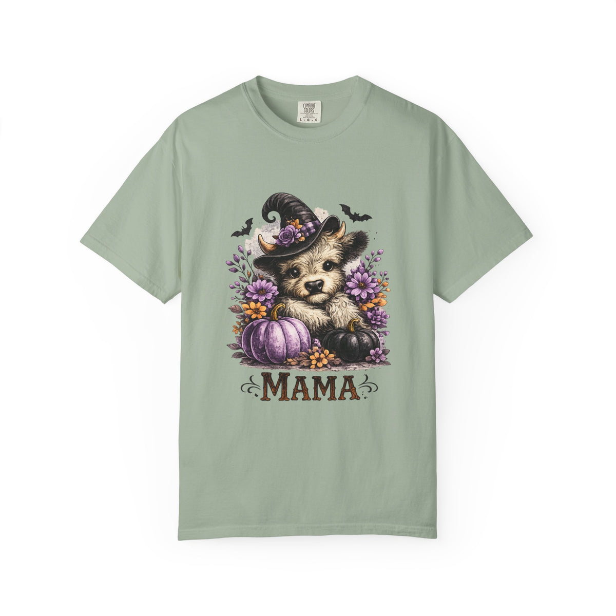 Custom Halloween MAMA Unisex Garment-Dyed T-shirt